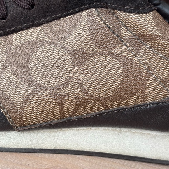 Coach Brown and Tan Sneakers - Picture 3 of 9
